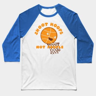 SHOOT HOOPS Baseball T-Shirt
